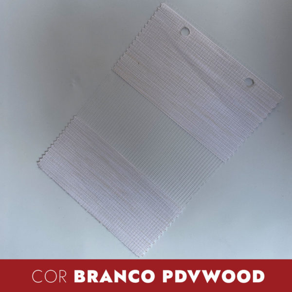 Persiana double vision wood - cor branco casa decor design persianas e cortinas sob medid